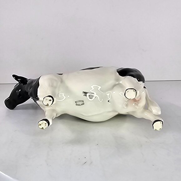 Beswick England Friesian Cow Champion Claybury Leegwater Figurine #1362 - Picture 10 of 12